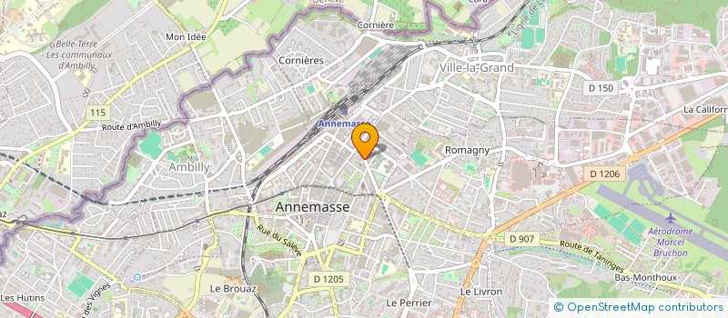 localisation de l'entreprise CONFEDERATION ISLAMIQUE DU MILLI GORUS COMMUNE D'ANNEMASSE (CIMG-ANNEMASSE)  ANNEMASSE