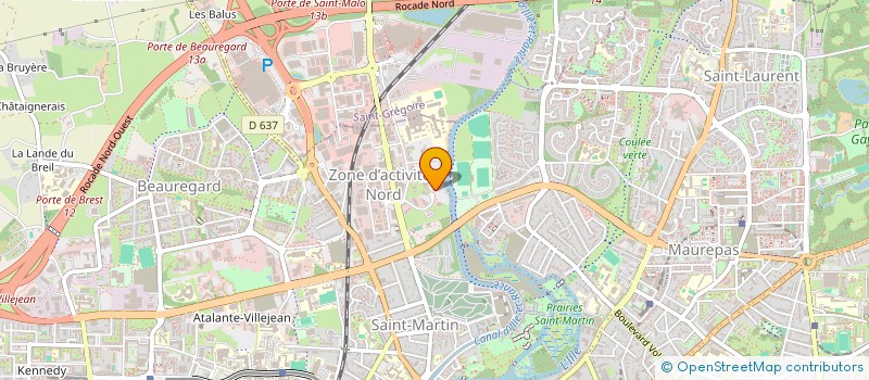 localisation de l'entreprise CONFEDERATION ISLAMIQUE DU MILLI GORUS DE RENNES (CIMG-RENNES)  RENNES