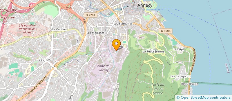 localisation de l'entreprise CONFEDERATION ISLAMIQUE MILLI GORUS COMMUNE DE ANNECY (CIMG ANNECY) à ANNECY