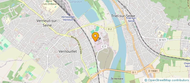 localisation de l'entreprise CONFEDERATION ISLAMIQUE MILLI GORUS COMMUNE DE POISSY (CIMG-POISSY) à VERNOUILLET