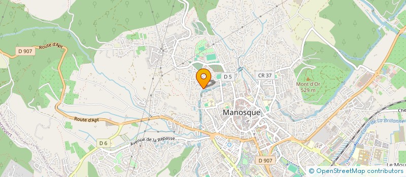 localisation de l'entreprise CONFEDERATION MUSICALE DE FRANCE FEDERATION DEPARTEMENTALE DES ALPES DE HAUTE PROVENCE à MANOSQUE
