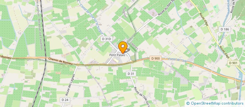 localisation de l'entreprise CONFEDERATION NAL DES ENTREPRENEURS  L ISLE SUR LA SORGUE