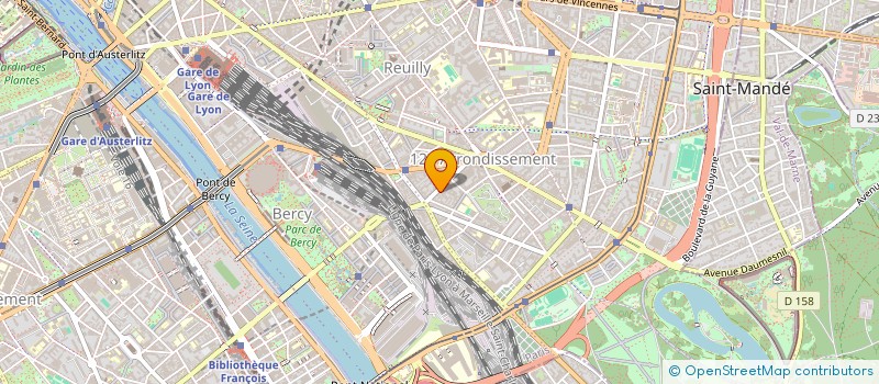 localisation de l'entreprise CONFEDERATION NAT GPES AUTONOMES ENS PUB  PARIS