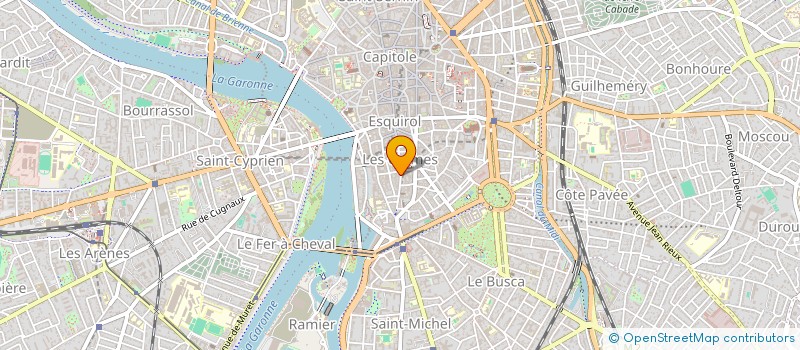 localisation de l'entreprise CONFEDERATION NAT PROF COIFFURE à TOULOUSE