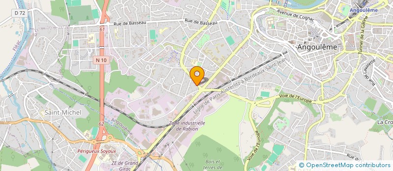 localisation de l'entreprise CONFEDERATION NATIONALE AGRICOLE DES EXPLOITANTS FAMILIAUX MODEF à ANGOULEME
