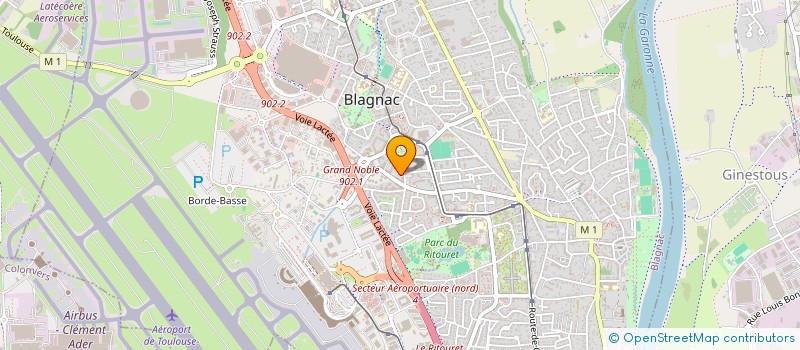localisation de l'entreprise CONFEDERATION NATIONALE DANSE EN MP à BLAGNAC