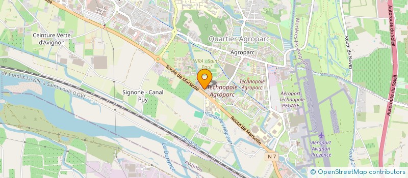 localisation de l'entreprise CONFEDERATION NATIONALE DE L'ARTISANAT DES METIERS DE SERVICE ET DE FABRICATION VAUCLUSE  AVIGNON