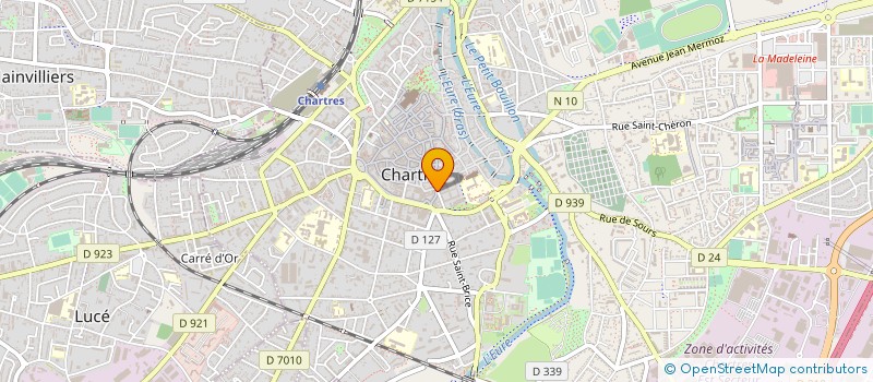 localisation de l'entreprise CONFEDERATION NATIONALE DE L'ESTHETIQUE PARFUMERIE à CHARTRES