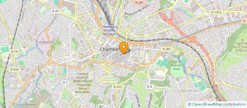 localisation de l'entreprise CONFEDERATION NATIONALE DU LOGEMENT à CHAMBERY
