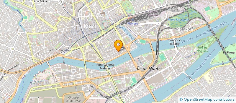 localisation de l'entreprise CONFEDERATION NATIONALE DU LOGEMENT 44 à NANTES