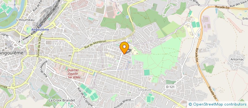 localisation de l'entreprise CONFEDERATION NATIONALE DU LOGEMENT DE LA CHARENTE à SOYAUX
