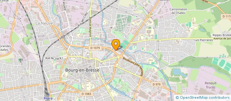localisation de l'entreprise CONFEDERATION NATIONALE DU LOGEMENT FEDERATION DE L'AIN à BOURG-EN-BRESSE