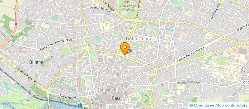 localisation de l'entreprise CONFEDERATION OCCITANE DES CALENDRETAS à PAU