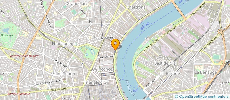 localisation de l'entreprise CONFEDERATION PAYSANNE D AQUITAINE à BORDEAUX