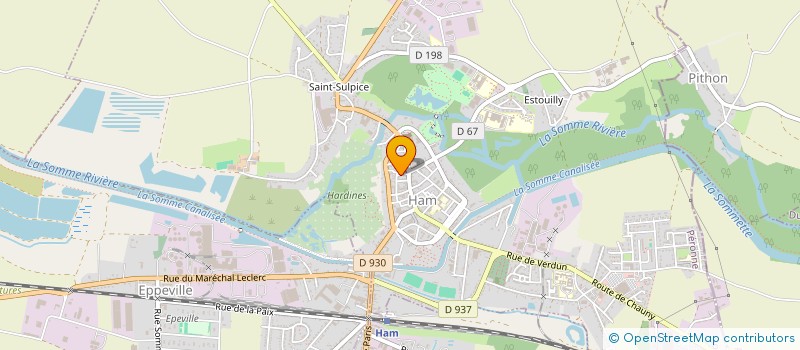 localisation de l'entreprise CONFEDERATION PAYSANNE DE LA SOMME  HOMBLEUX