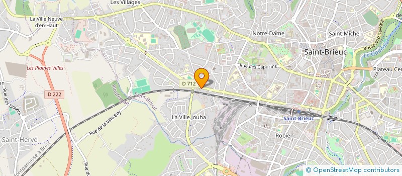 localisation de l'entreprise CONFEDERATION PAYSANNE DES COTES-D'ARMOR à SAINT-BRIEUC