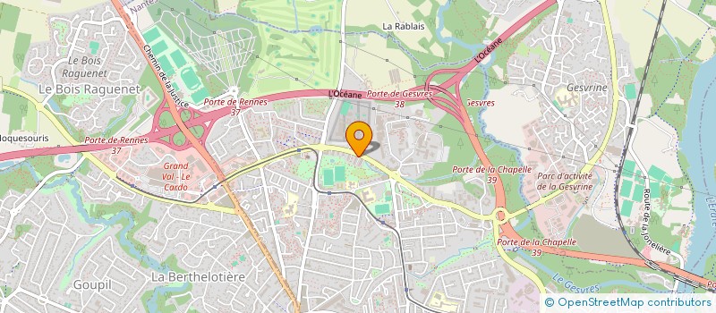 localisation de l'entreprise CONFEDERATION PAYSANNE FDSEA TP à NANTES