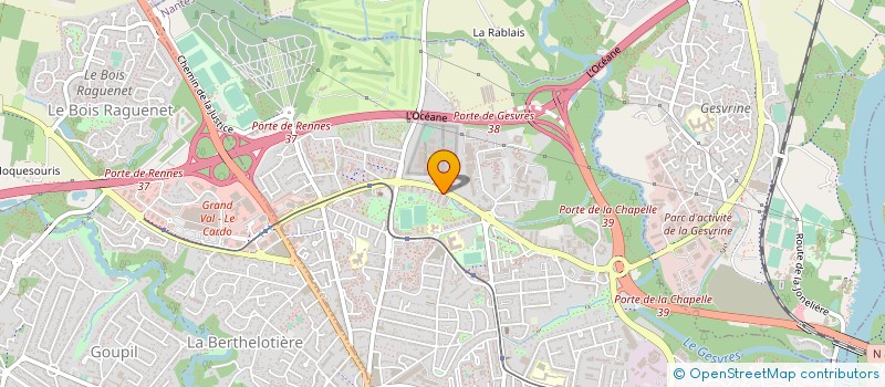 localisation de l'entreprise CONFEDERATION PAYSANNE PAYS DE LOIRE à NANTES