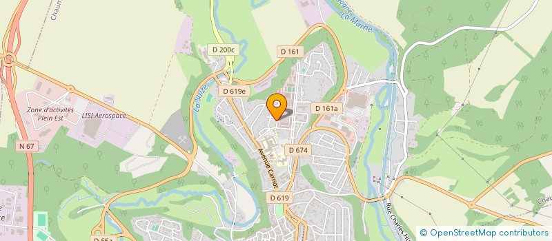 localisation de l'entreprise CONFEDERATION PAYSANNE REG GD EST à CHAUMONT