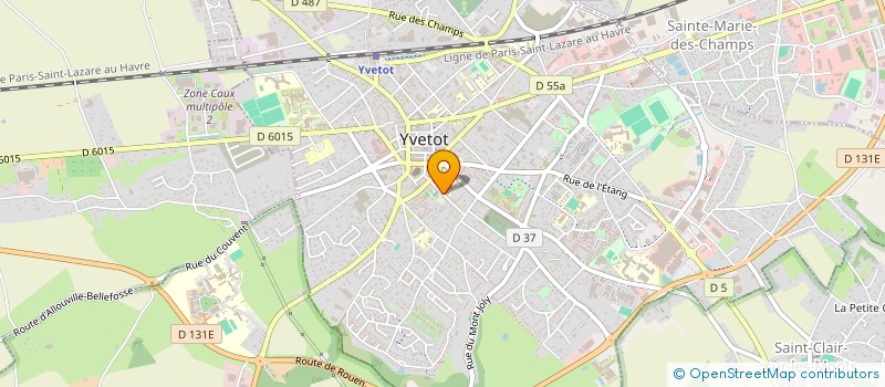 localisation de l'entreprise CONFEDERATION PAYSANNE SM ESPOIR RURAL  YVETOT