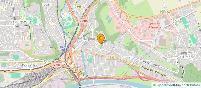 localisation de l'entreprise CONFEDERATION SYND FAMILLES à HARFLEUR