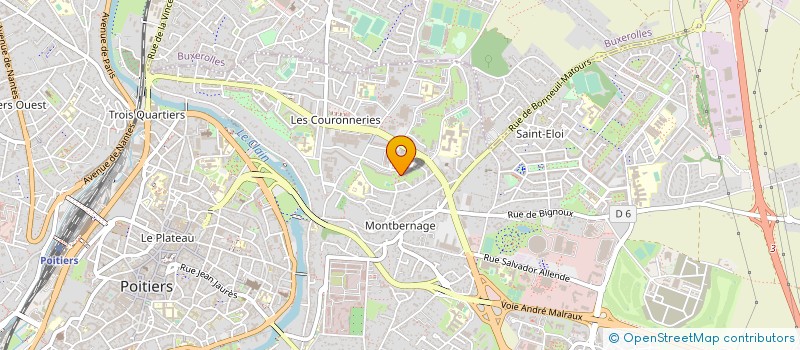 localisation de l'entreprise CONFEDERATION SYNDICALE DES FAMILLES à POITIERS