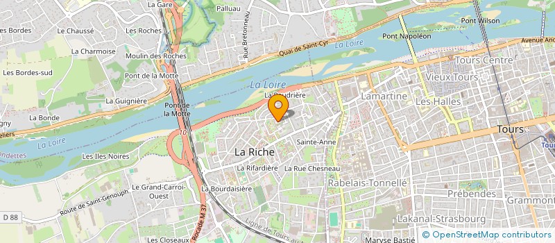 localisation de l'entreprise CONFEDERATION SYNDICALE DES FAMILLES  LA RICHE