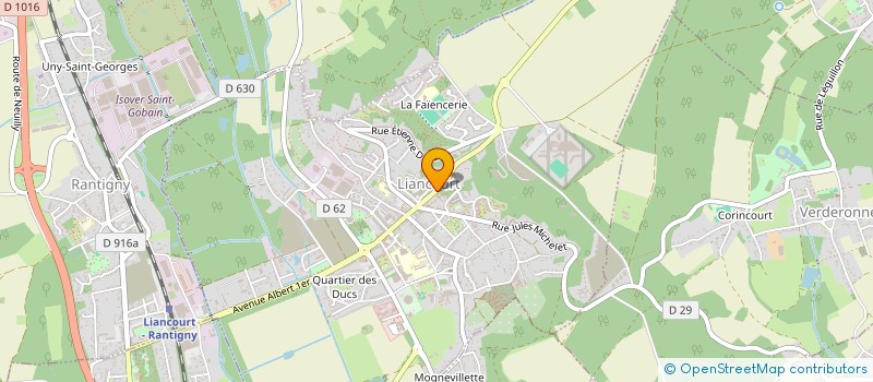 localisation de l'entreprise CONFEDERATION SYNDICALE DES FAMILLES  LIANCOURT