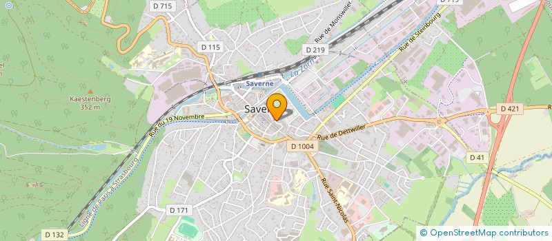 localisation de l'entreprise CONFEDERATION SYNDICALE DES FAMILLES  SAVERNE