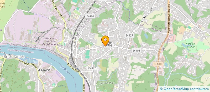 localisation de l'entreprise CONFEDERATION SYNDICALE DES FAMILLES à BOUCAU
