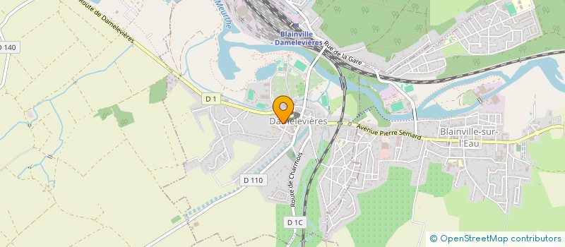 localisation de l'entreprise CONFEDERATION SYNDICALE DES FAMILLES DE BLAINVILLE-DAMELEVIERES  DAMELEVIERES