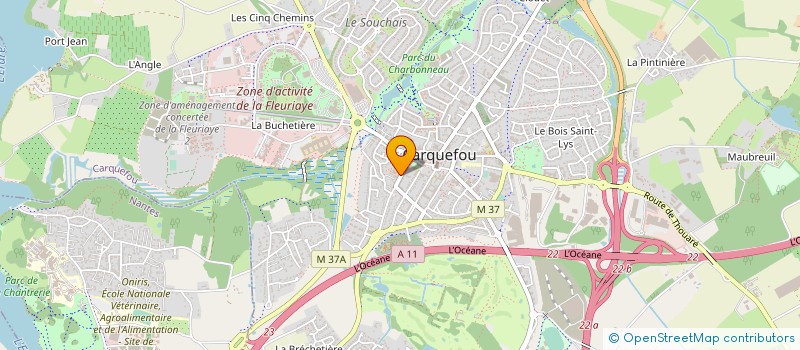 localisation de l'entreprise CONFEDERATION SYNDICALE DES FAMILLES DE CARQUEFOU à CARQUEFOU
