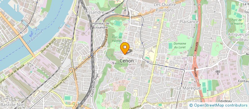 localisation de l'entreprise CONFEDERATION SYNDICALE DES FAMILLES DE CENON à CENON