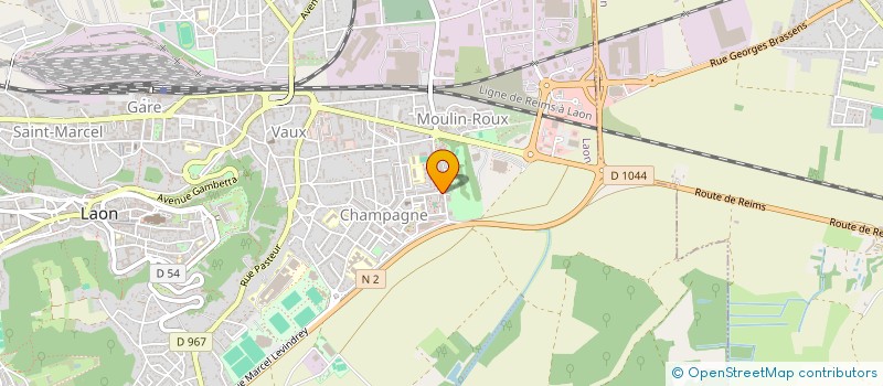 localisation de l'entreprise CONFEDERATION SYNDICALE DES FAMILLES SECTION DE LAON ET ENVIRONS à LAON
