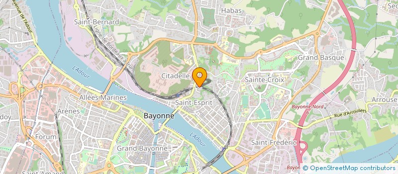 localisation de l'entreprise CONFEDERATION SYNDICALE DU CADRE DE VIE à BAYONNE