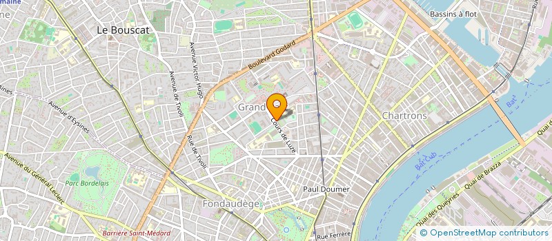 localisation de l'entreprise CONFEDERATION SYNDICALE DU CADRE DE VIE à BORDEAUX