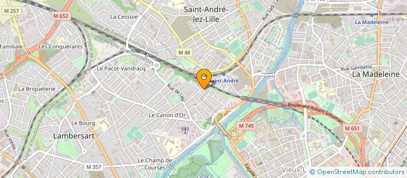 localisation de l'entreprise CONFEDERATION SYNDICALE DU CADRE DE VIE à LAMBERSART