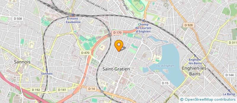 localisation de l'entreprise CONFEDRATION DES PRATICIENS DES HOPITAUX  SAINT-GRATIEN