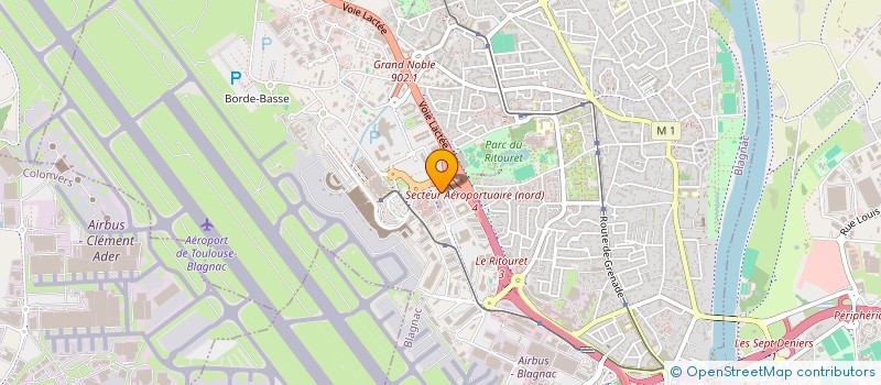 localisation de l'entreprise CONFER PERMAN CHAMB COMMERCE INDUSTRIE  BLAGNAC