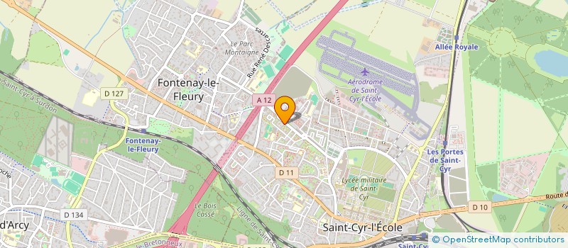 localisation de l'entreprise CONFERENCE DE MEDECINE GENERALE ILE-DE-FRANCE  SAINT-CYR-L'ECOLE