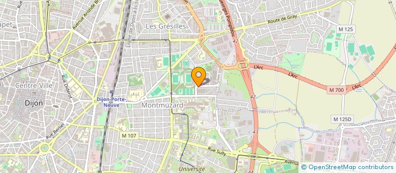 localisation de l'entreprise CONFERENCE DES CHEFS DE POLE DE BIOLOGIE-PATHOLOGIE DES CENTRES HOSPITALIERS UNIVERSITAIRES FRANCAIS  DIJON