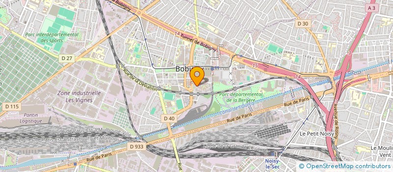 localisation de l'entreprise CONFERENCE DES INSPECTEURS ET AUDITEURS TERRITORIAUX   -     CIAT  BOBIGNY