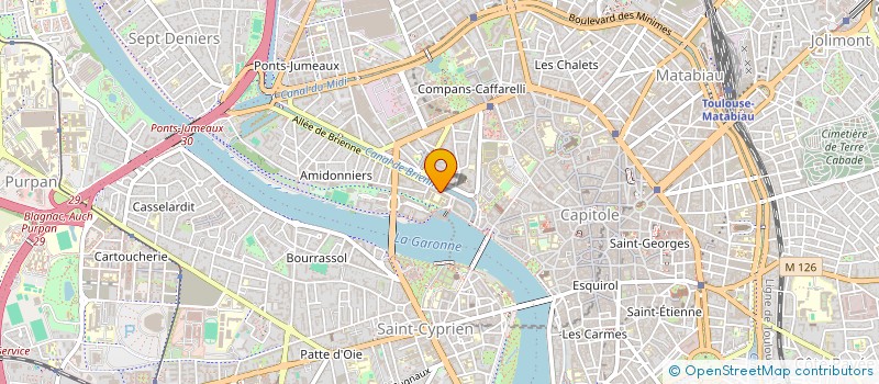 localisation de l'entreprise CONFERENCE PERMAN SOCIALES URBAN CONSTR à TOULOUSE