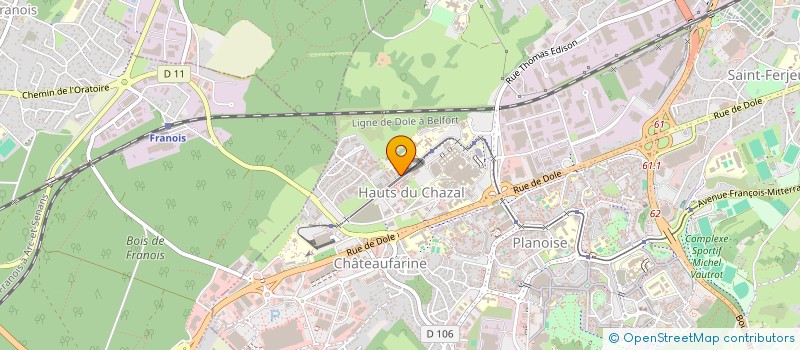 localisation de l'entreprise CONFERENCE POUR LA REUSSITE DES EXTERNES PAR APPRENTISSAGE TUTORE à BESANCON