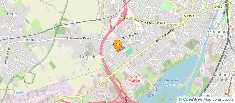 localisation de l'entreprise CONFERENCE ST VINCENT DE PAUL  LA SENTINELLE