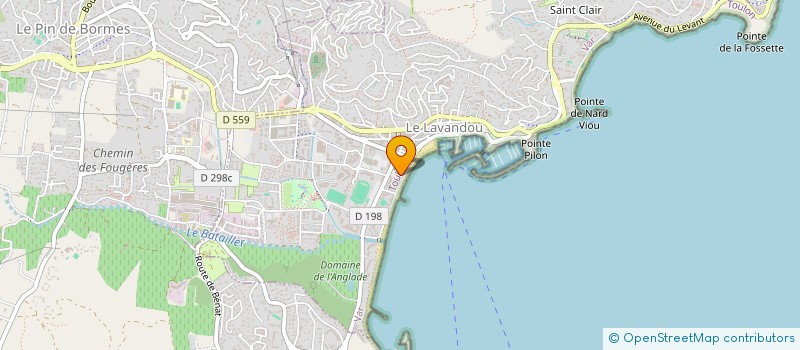 localisation de l'entreprise CONFESSON INDIVISION à LE LAVANDOU