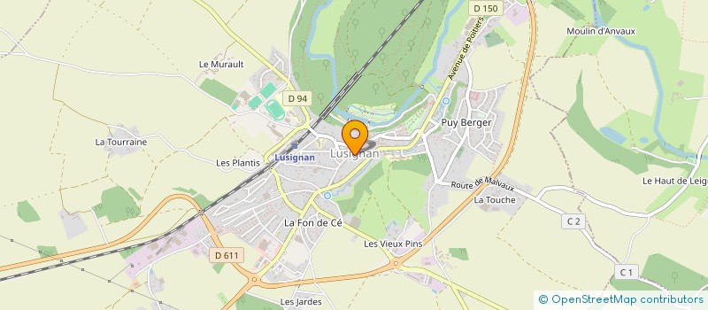 localisation de l'entreprise CONFETTI'S  LUSIGNAN