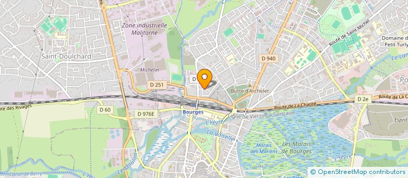 localisation de l'entreprise CONFETTIS  BOURGES