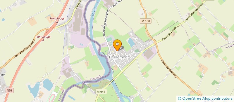 localisation de l'entreprise CONFI'DOM  DEULEMONT