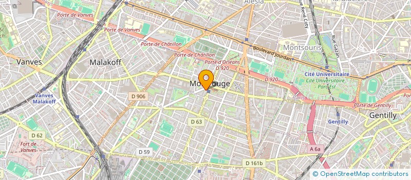 localisation de l'entreprise CONFI IMMO  VANVES